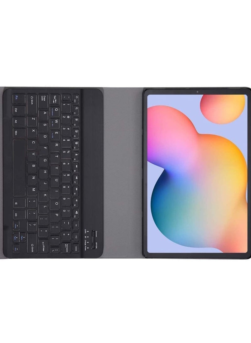 ELTRAZONE New Case Compatible for Galaxy Tab S6 Lite 2020 – Detachable Wireless Keyboard, PU Leather Keyboard Stand, Full Protection for Samsung Galaxy Tab S6 Lite, Slim & Lightweight, Ideal for Work & Play - Image 3