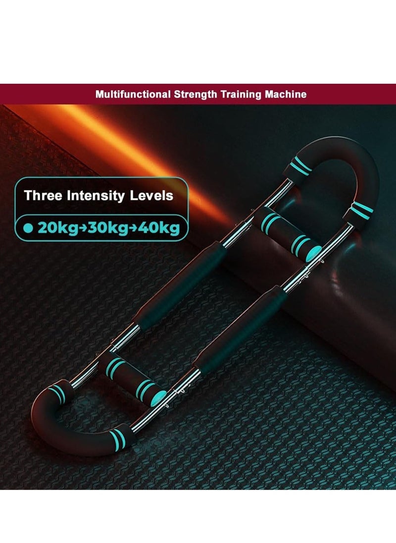 XiuWoo Twister Arm Trainer, Twister Arm Exerciser, Adjustable Chest Expander Portable Power Twister, Thigh Master Trainer Men Upper Body Strength at Home Fitness Equipment  - Image 2