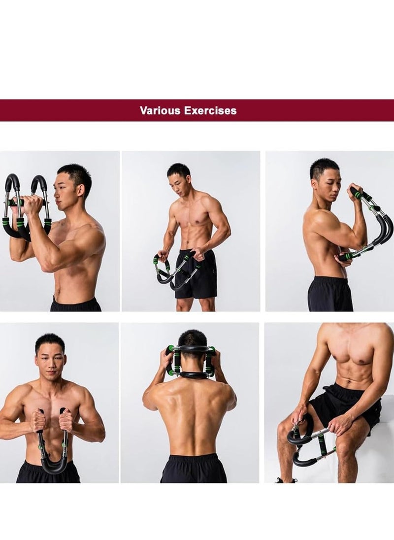 XiuWoo Twister Arm Trainer, Twister Arm Exerciser, Adjustable Chest Expander Portable Power Twister, Thigh Master Trainer Men Upper Body Strength at Home Fitness Equipment  - Image 5