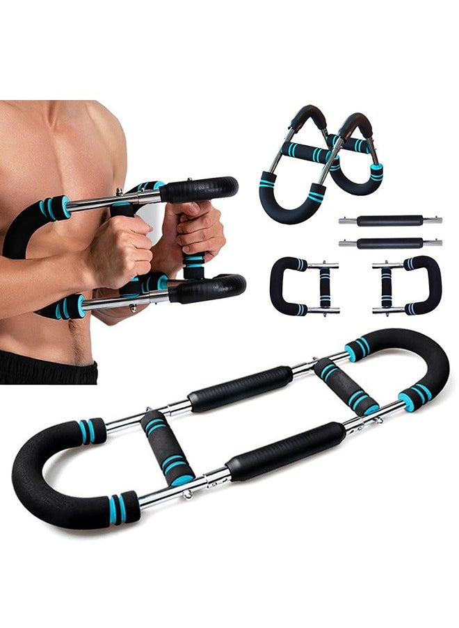 XiuWoo Twister Arm Trainer, Twister Arm Exerciser, Adjustable Chest Expander Portable Power Twister, Thigh Master Trainer Men Upper Body Strength at Home Fitness Equipment  - Image 1