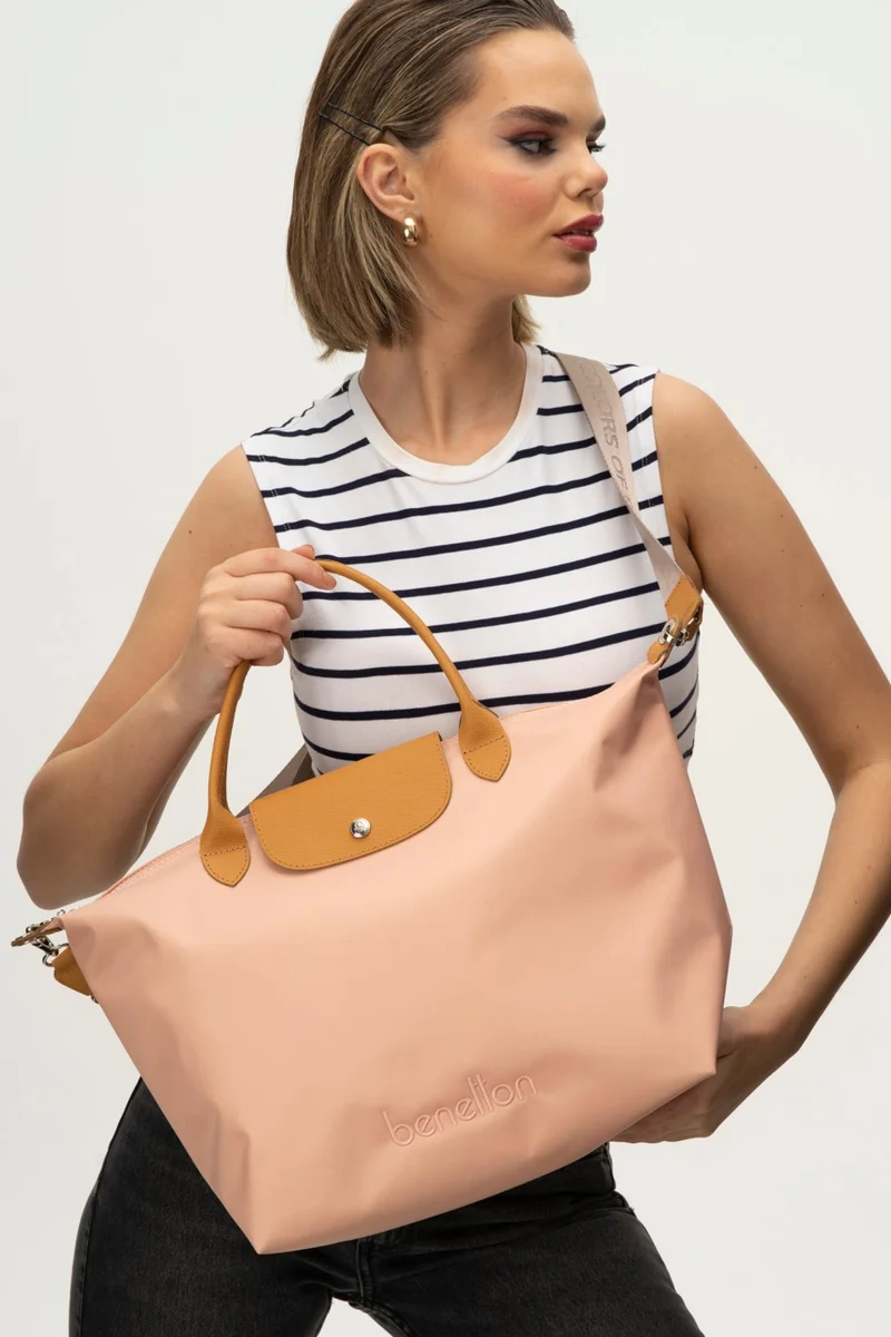 UNITED COLORS OF BENETTON Benetton Women's Handbag Pink-Camel BNT1356
