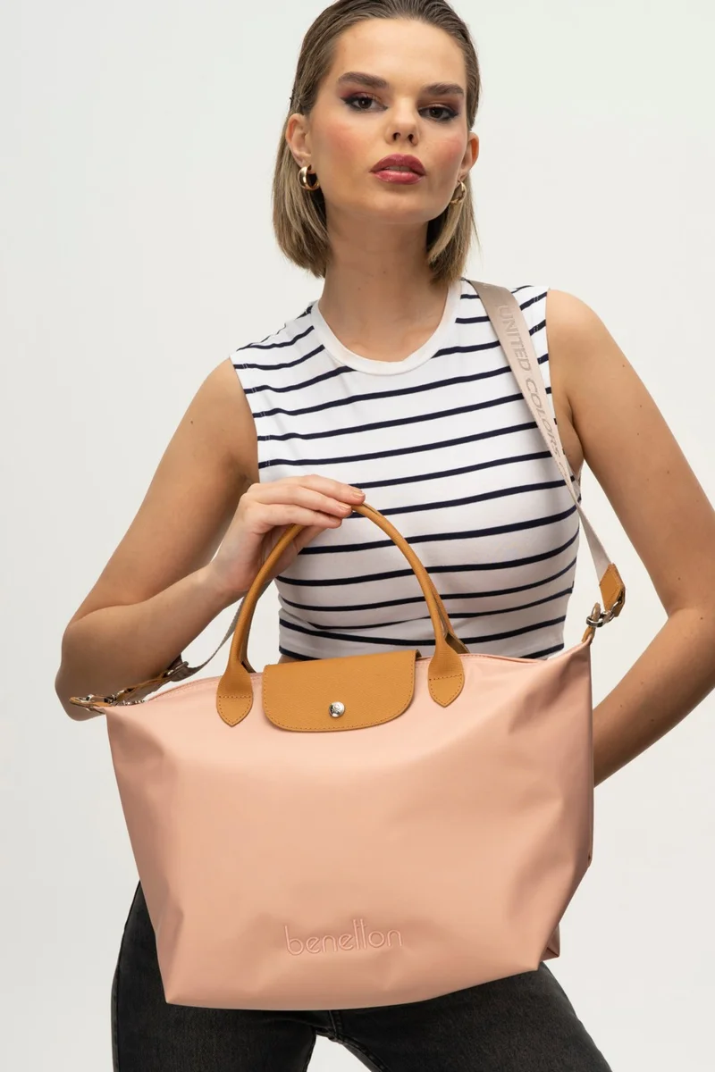 UNITED COLORS OF BENETTON Benetton Women's Handbag Pink-Camel BNT1356
