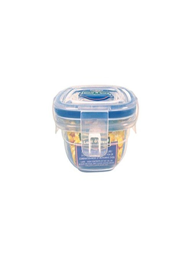 Aristoplast products Pvt. Ltd Aristo LOCK & FRESH-111 Container for Kitchen Storage Set | Plastic Storage Container | 125ml, 4-Piece Storing grains, pulses, snacks etc