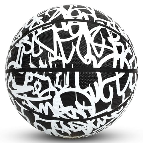 AND1 Chaos Rubber Basketball: Game Ready, Office Regulation Size (29.5”) Streetball, Made for Indoor/Outdoor Basketball Games- Graffiti Series - Image 2