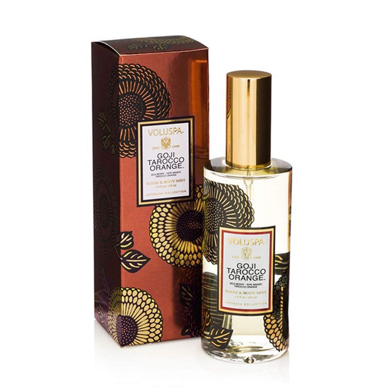 Voluspa Goji and Tarocco Orange Room and Body Mist, 3.4 Ounce