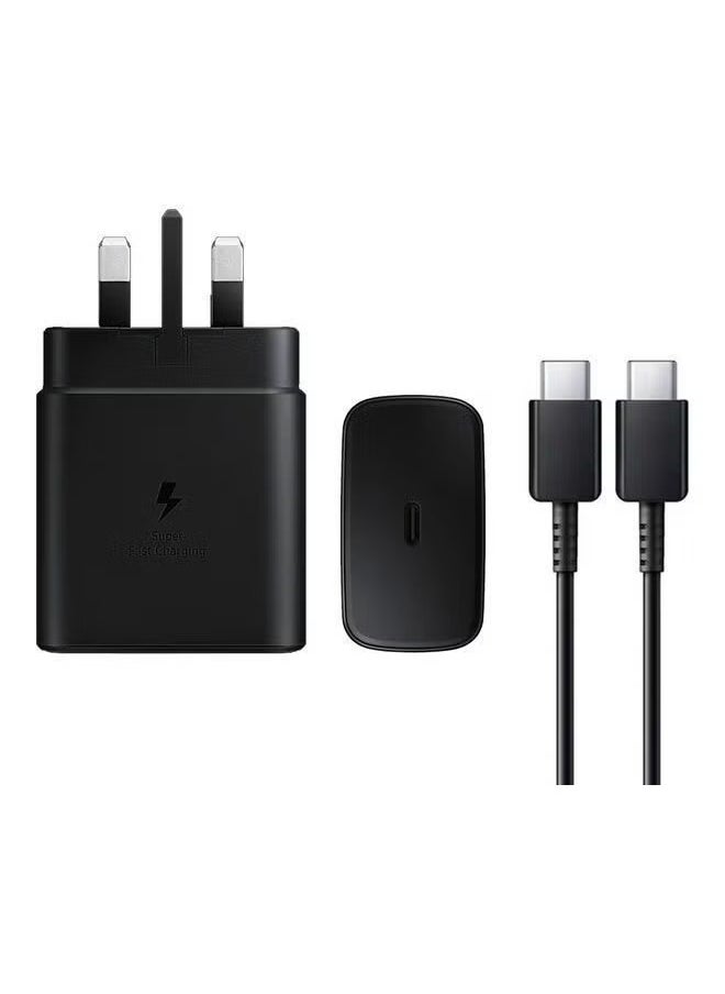 Samsung 45W USB C Super Fast Charging PD Charger - Compatible with S24 S23 S22 S21 S20 Ultra, S24+ S23+ S22+ S21+, A53, A15, A 55, A54 - Type C Power Adapter