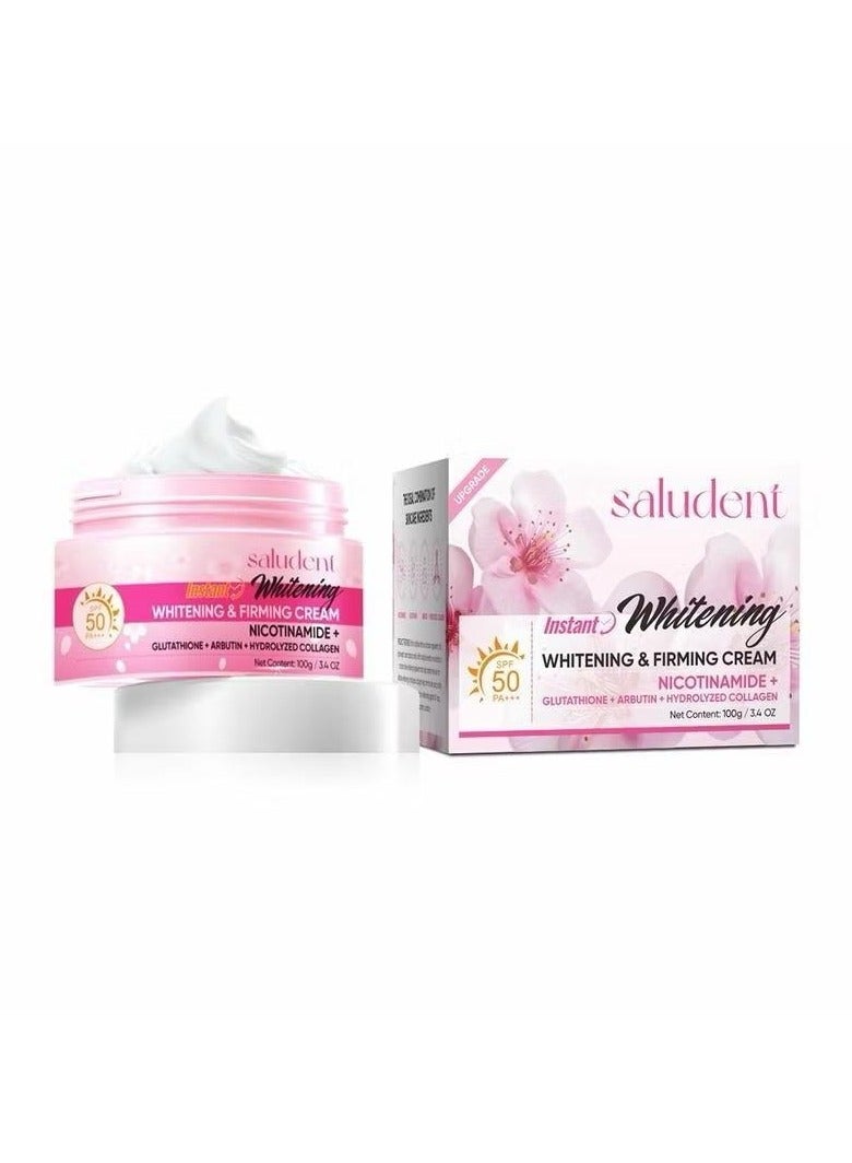 Saludent Sakura Whitening Glowing Cream Facial Cream Niacinamide Moisturizing Skin Care