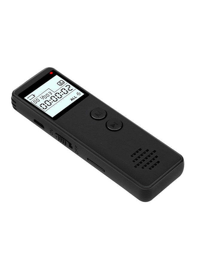 Generic - Digital Voice Recorder Voice Activated Recorder Noise Reduction Dictaphone MP3 Player HD Recording 10h Continuous Recording Line-In Function for Meeting Lecture Interview Class MP3 Record - Image 1
