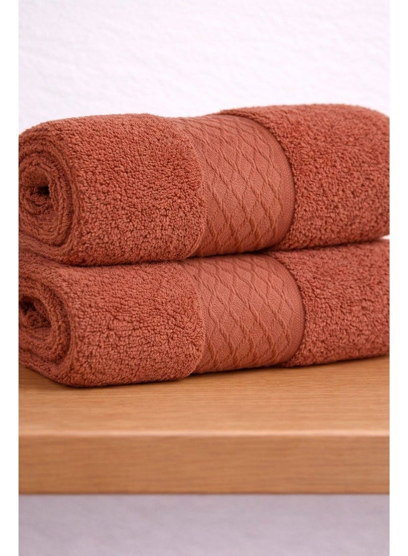 snooze 100% Cotton Luxury Towels set 3 pcs– 500 GSM High loop, Heavyweight & Super Absorbent, Waves break - Image 2