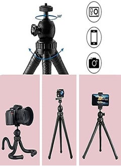 Portable Flexible Tripod for Smartphones & Cameras, Mini Video Blog Stand with Wireless Remote, Compatible with iPhone & Android - pzsku/ZCF77967AF49C9AC4F823Z/45/_/1738765059/a3b38365-7ce4-4c2f-a44a-9fc4e7d34de2