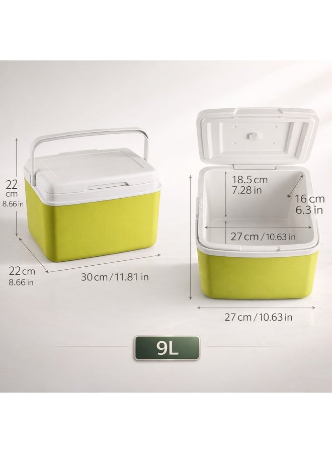 Manful 9L Insulated Cooler Box with Ice Packs – Portable Ice Chest for Camping, Picnic & Outdoor Travel, Leakproof Food & Beverage Storage Cooler - Image 5