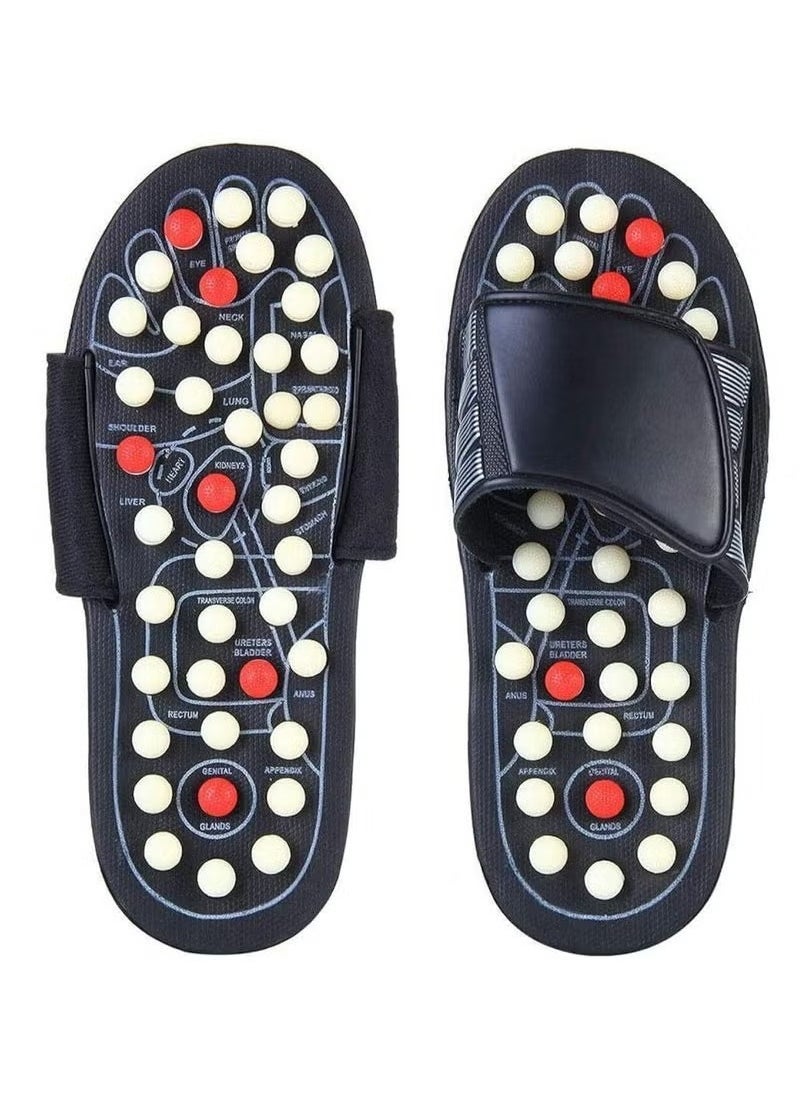 TIGER Massage Slippers for Men & Women – Foot Massager Sandals with Acupressure Points for Foot Arch Pain Relief – Therapeutic Reflexology Shoes for Relaxation, Wellness & Stress Relief – Comfortable & Supportive Design for All-Day Wear  - Image 2