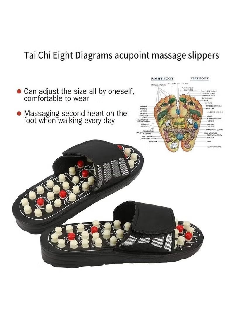 TIGER Massage Slippers for Men & Women – Foot Massager Sandals with Acupressure Points for Foot Arch Pain Relief – Therapeutic Reflexology Shoes for Relaxation, Wellness & Stress Relief – Comfortable & Supportive Design for All-Day Wear  - Image 4