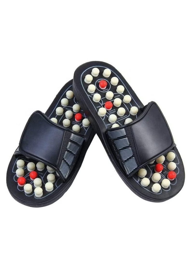 TIGER Massage Slippers for Men & Women – Foot Massager Sandals with Acupressure Points for Foot Arch Pain Relief – Therapeutic Reflexology Shoes for Relaxation, Wellness & Stress Relief – Comfortable & Supportive Design for All-Day Wear  - Image 1