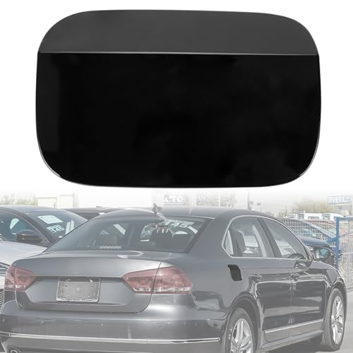 psler Lid Gas Tank Fuel Door Cover Caps - PSLER VW 2012 2013 2014 2015 2016 2017 2018 561809857(Black) - Image 1