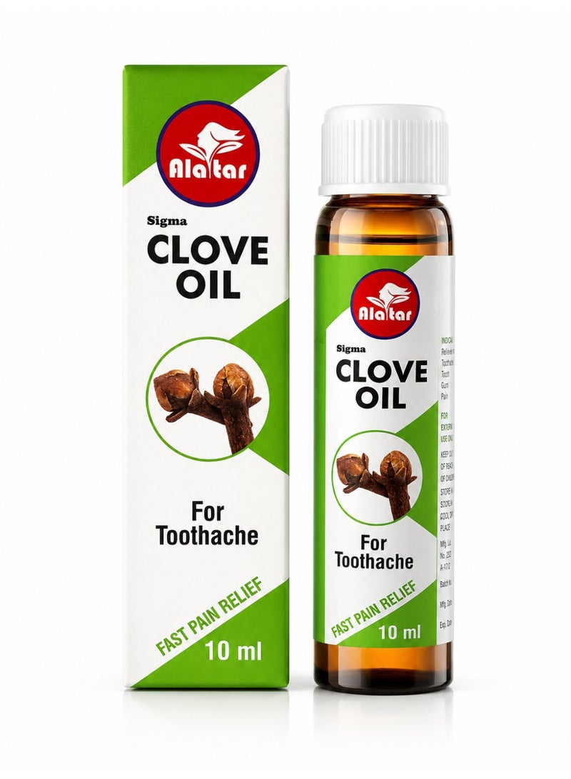 Al Attar 100% Pure Natural Clove Oil – Fastest Toothache Relief Formula, Instant Nerve Calming & Anti-Bacterial Oral Protection (10ml Value Size) - Image 1