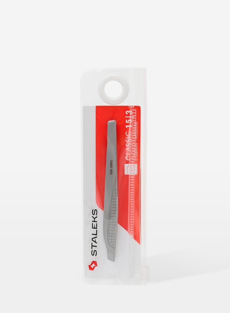 STALEKS Eyebrow Tweezers - CLASSIC 15 | TYPE 3 (wide beveled) - Image 4