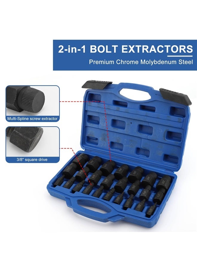 25pcs Broken Screw Extractor Set, High Hardness Threaded Screw Remover, Multi Functional Broken Bolt Extractor  - Image 5