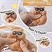 TiTiC Taba Squishy ToysValentines Cat Paw Cute Kawaii Squeeze Toys Sticky Squishy Fidget Toys Silicone Squeeze Toy for Stress ReliefCute Soft ToysBest Valentines Gift for Anniversary - Image 4