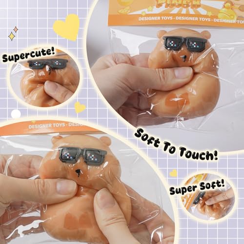 TiTiC Taba Squishy ToysValentines Cat Paw Cute Kawaii Squeeze Toys Sticky Squishy Fidget Toys Silicone Squeeze Toy for Stress ReliefCute Soft ToysBest Valentines Gift for Anniversary - Image 5
