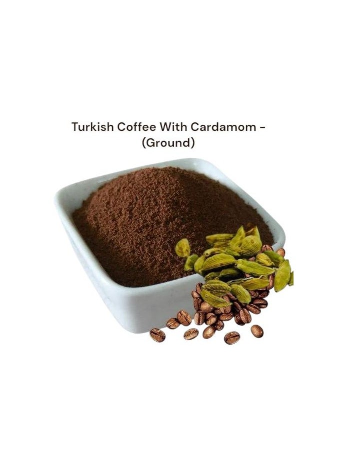 esb coffee - The Morgan Coffee Turkish Coffee With Cardamom (Ground) - 500g DARK - Image 1