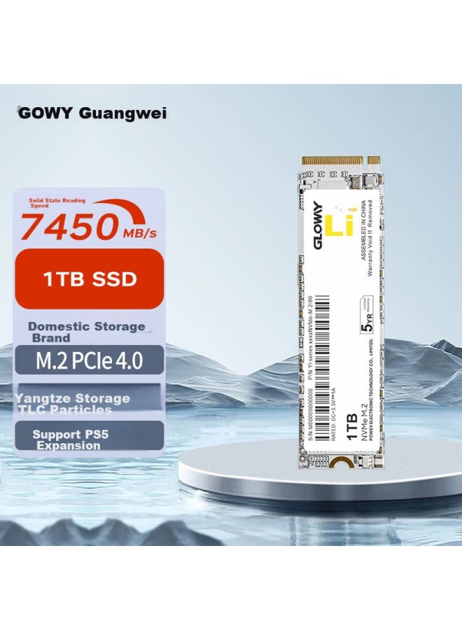 Gloway 1tb Ssd, M.2 Interface , Pcie 4.0x4, 7450mb/s, Yangtze Memory Tlc Chips, Miao Series - Image 5