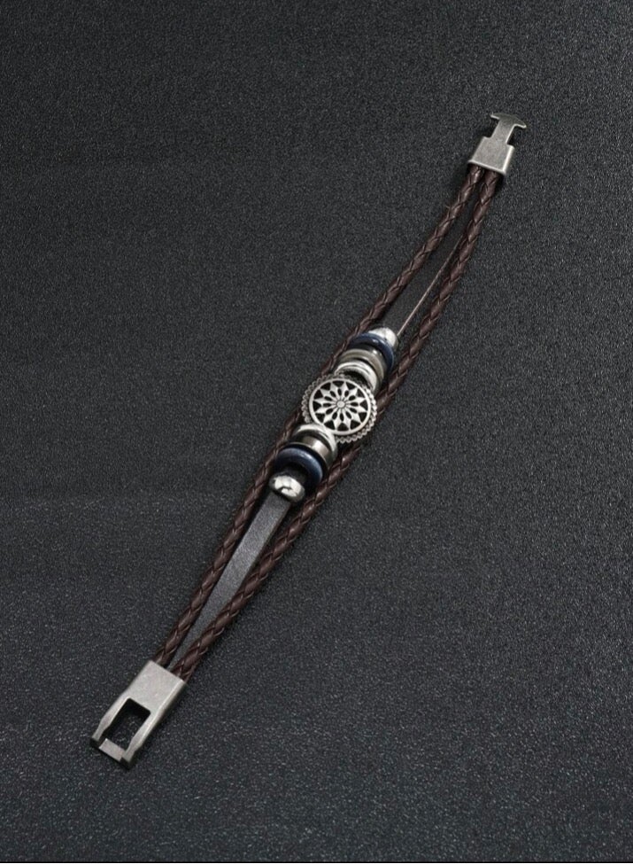 Luxury Concept Elegant High Quality Of PU Leather Bracelet For Men - Image 3
