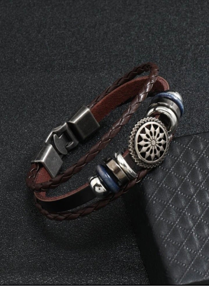 Luxury Concept Elegant High Quality Of PU Leather Bracelet For Men - Image 4
