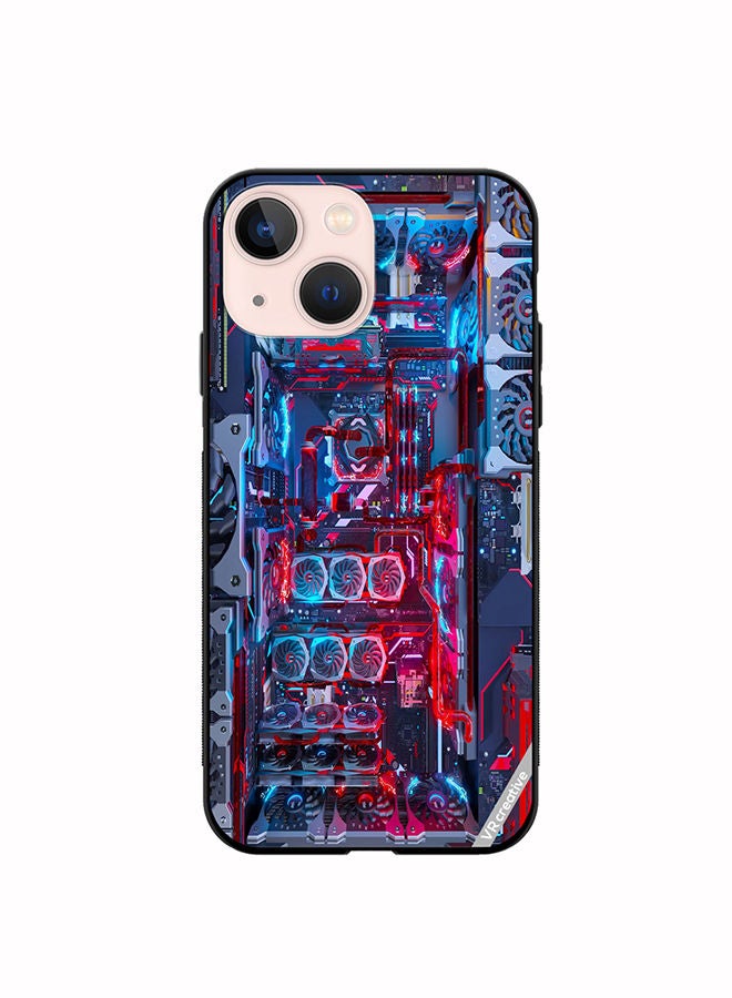 VR CREATIVE Protective Case Cover For Apple iPhone 14 Plus Cpu Board Design Multicolour - Image 1
