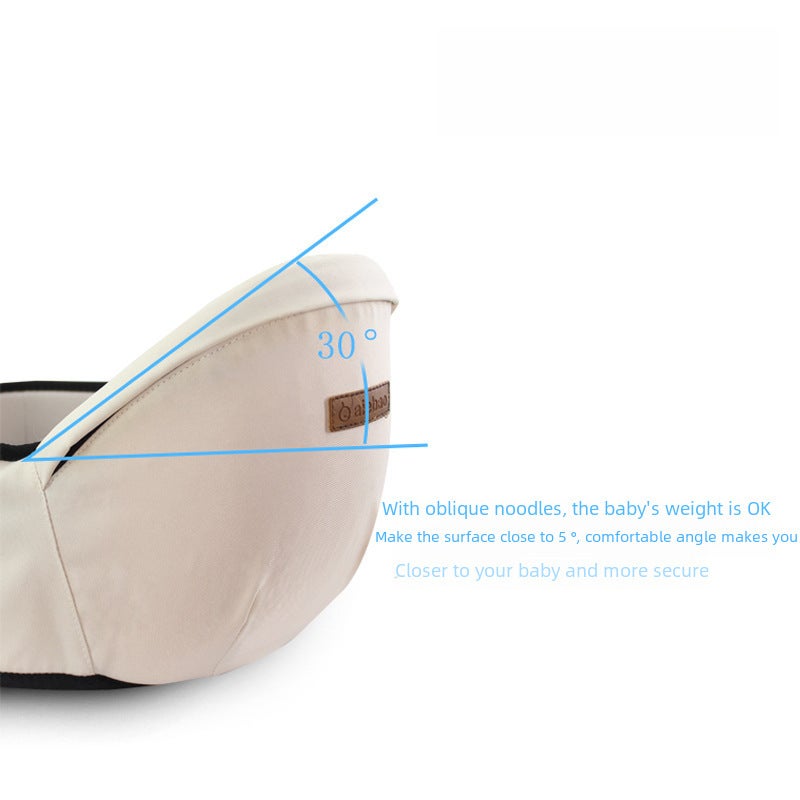 Baby Waist Seat: Blue, 15kg Max Load, CPC Certified - Multifunctional Front & Side Carry Positions, Wide 3-18 Months Age Range for Parents & Caregivers - Image 4