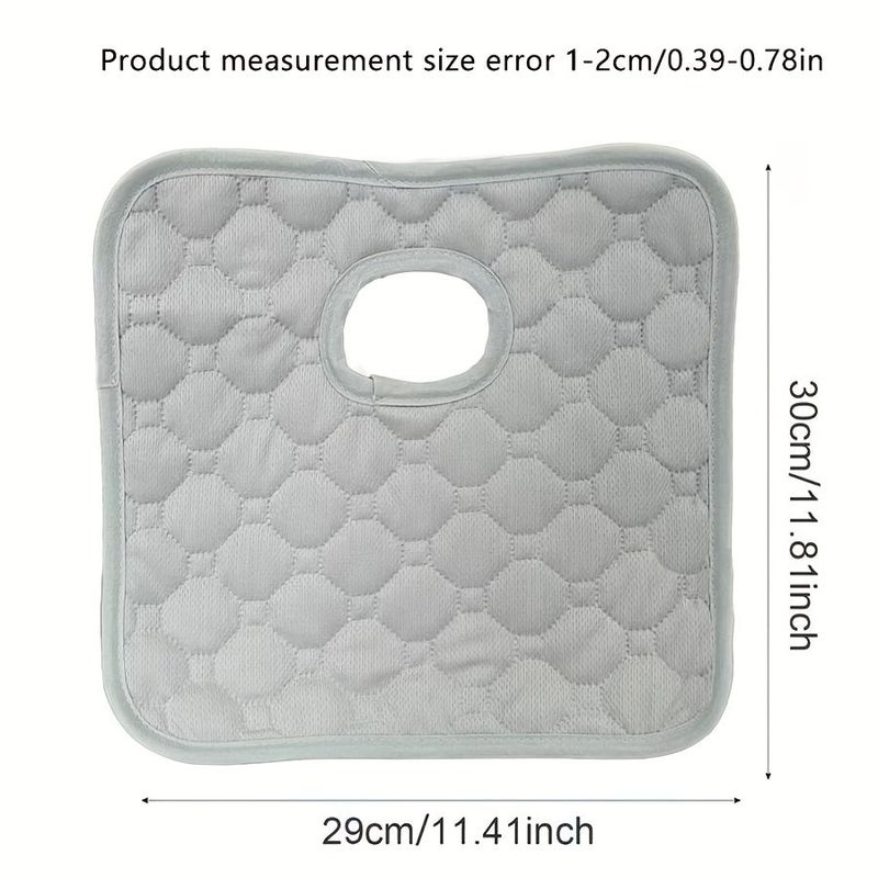 Grey Soft Breathable Safety Chair Pad Compatible for Car Seats High Chairs Strollers Machine Washable - Image 2