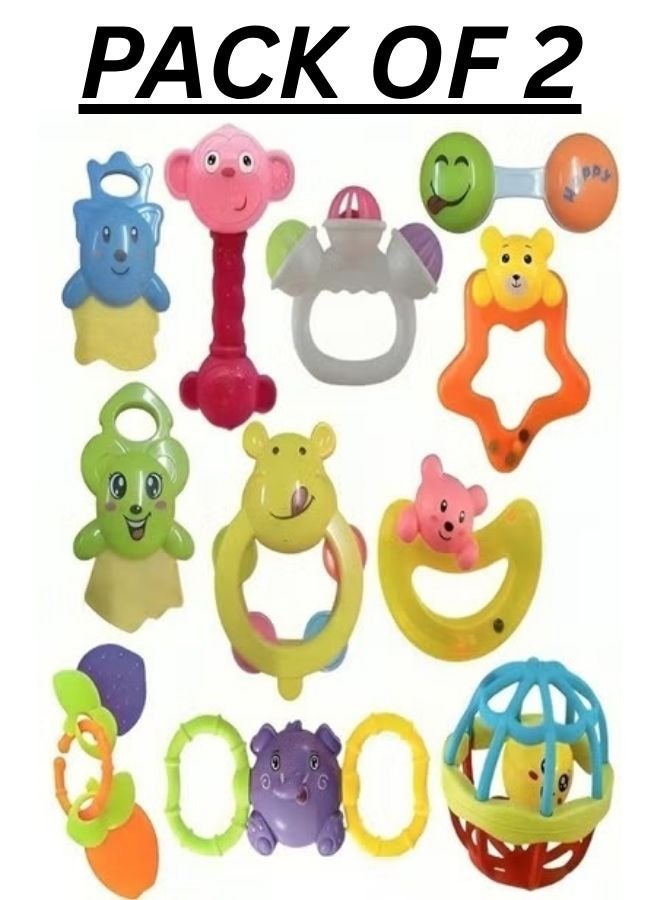 Baby Teether Toy Rattle Set 10 pcs Premium Quality Toys  - Image 1