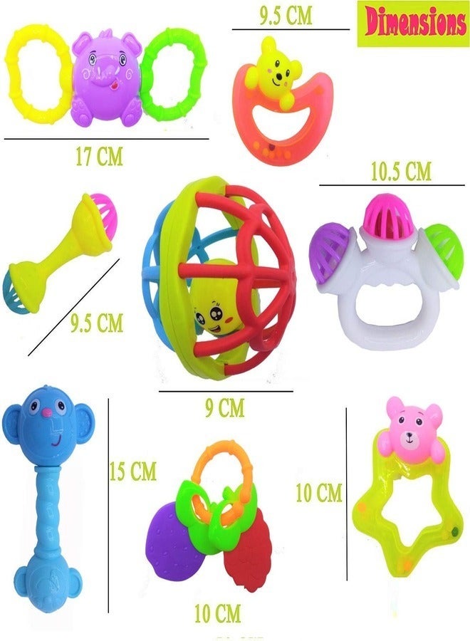 Baby Teether Toy Rattle Set 10 pcs Premium Quality Toys  - Image 4