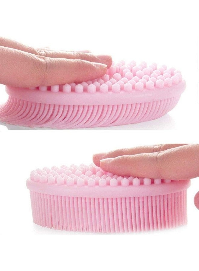 VATTU Soft Silicone Body Scrubber Body Silicone Scrubber Brush Silicone Body Wash Scrubber for Skin Exfoliation Silicone Baby Bath Scrubber Back scrubber for Bathing (Multi-Color) - Image 2