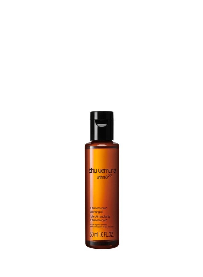 shu uemura Ultime8 Sublime Tsubaki Cleansing Oil, Gentle Makeup Remover and Facial Cleanser for All Skin Types, 1.7 Fl. Oz. - Image 1