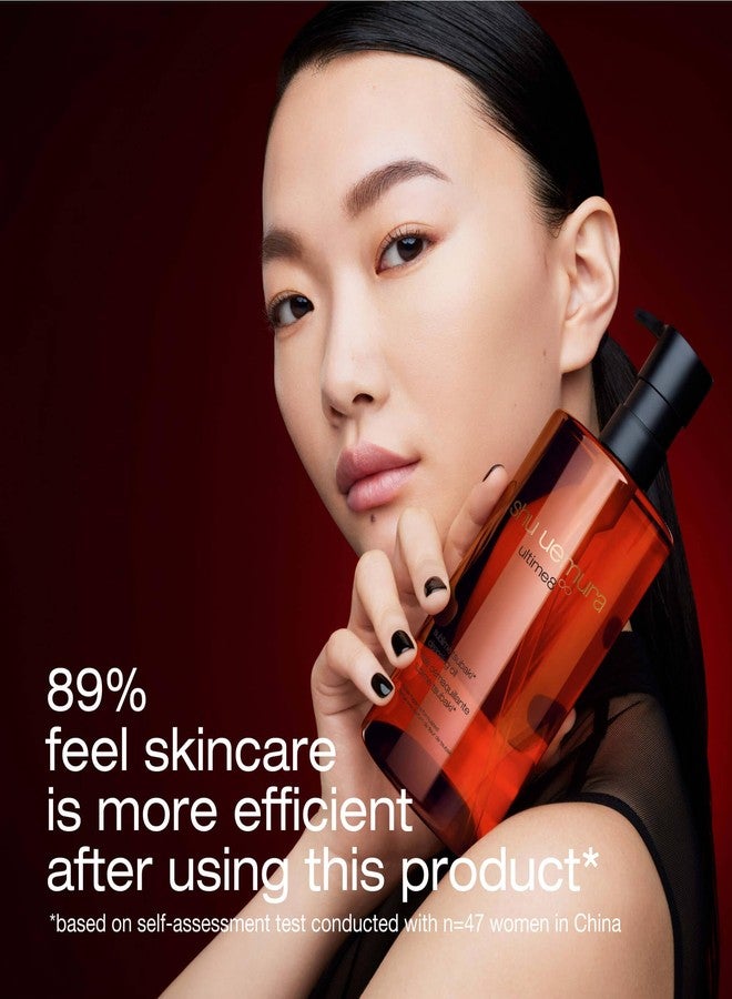 shu uemura Ultime8 Sublime Tsubaki Cleansing Oil, Gentle Makeup Remover and Facial Cleanser for All Skin Types, 1.7 Fl. Oz. - Image 3