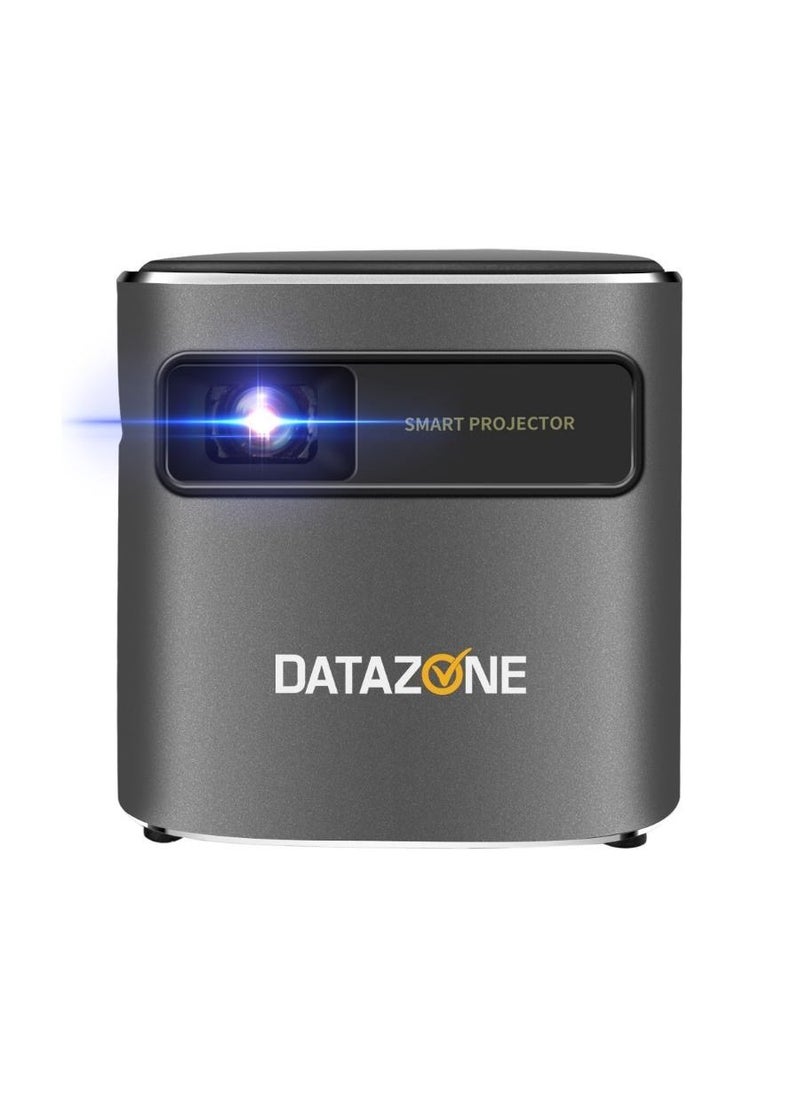 Datazone Datazone Smart Wi-Fi Mini Projector, 2100 Lumen Portable Projector, Built-in Speaker Movie Projector 100 Inch Picture, 1.5-Hour Video Playtime Works with iPhone Airplay DZ-SP047  - Image 2
