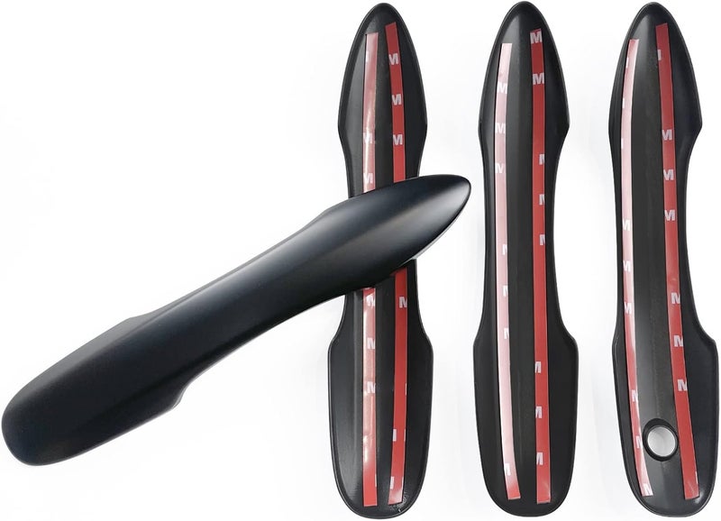 BENXUTO Door Handle Cover Trim Compatible with Toyota Camry 2018-2025 /Corolla 2019-2025 /Avalon 2019-2022 /Pruis Hatchback 2016-2024 Accessories Exterior Door Handles without Smart Key Holes Matte Black ABS - Image 5
