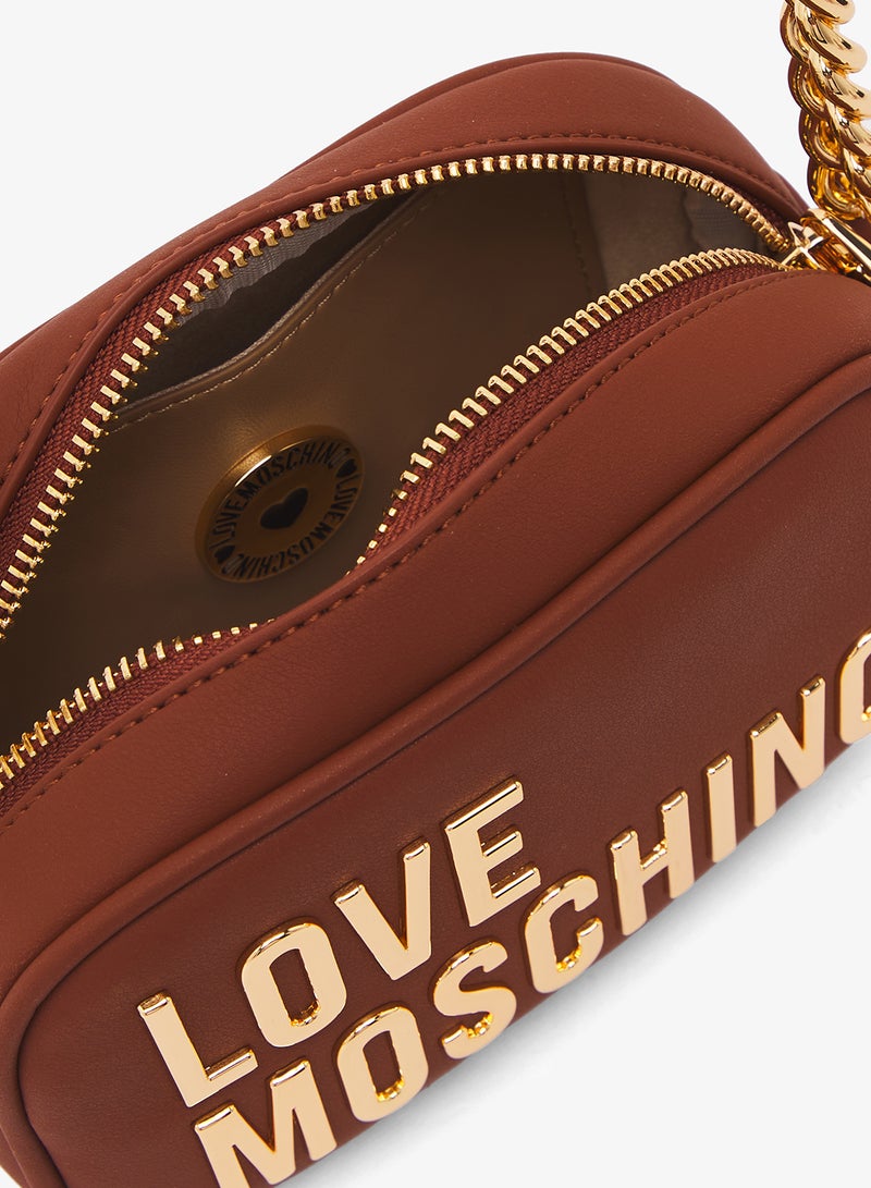 لوف موسكينو حقيبة كروس بودي بسحاب - Image 5