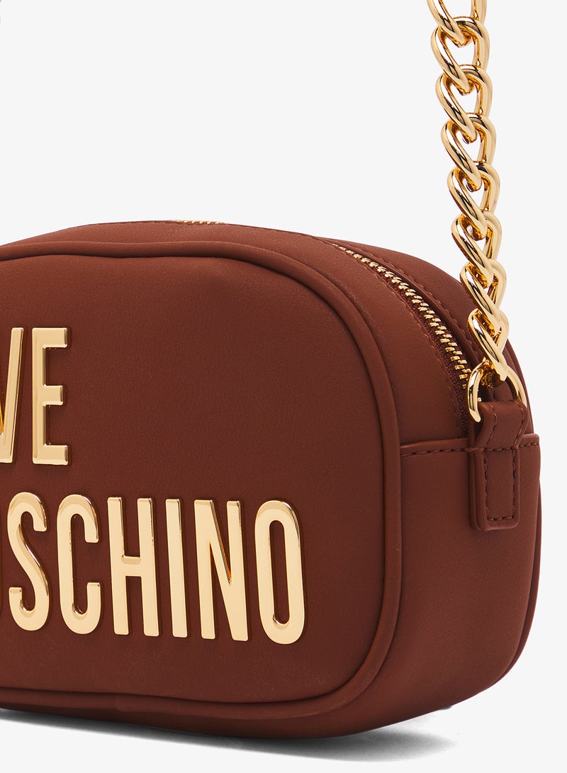 لوف موسكينو حقيبة كروس بودي بسحاب - Image 4