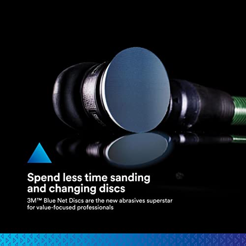 3M Blue Net Disc Roll 36450 3 in 120 Grade 100 Pack Best in Class Virtually DustFree Abrasive Sheet Roll - Image 3