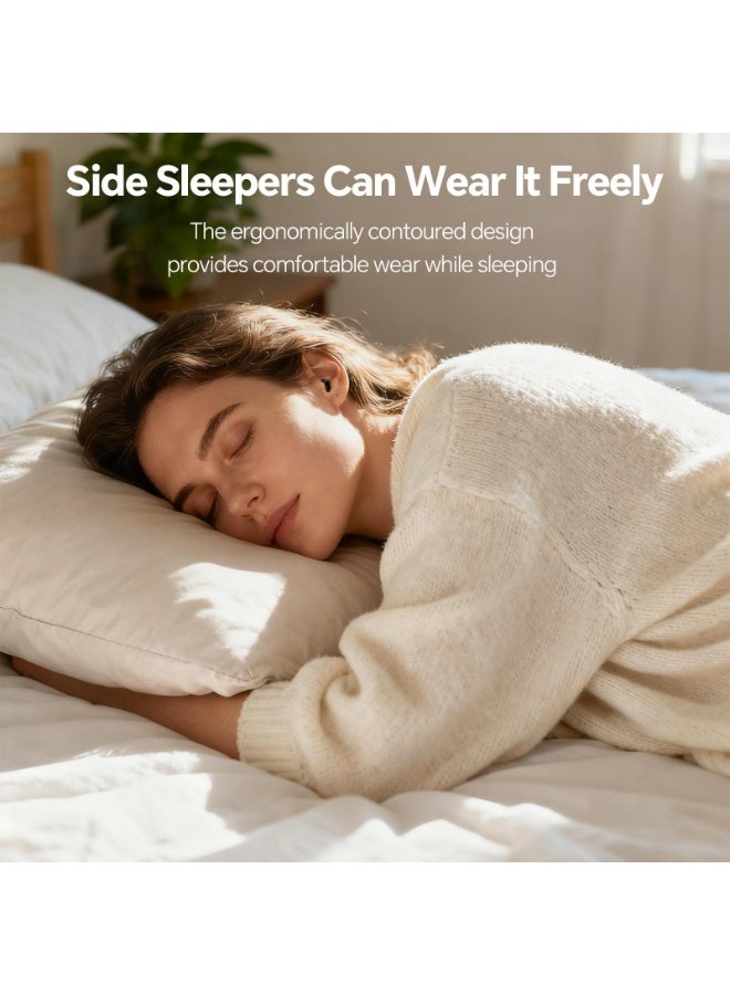 سماعات أذن صغيرة غير مرئية لاسلكية تعمل بالبلوتوث، سماعات أذن صغيرة مخفية صغيرة الحجم للعمل، سماعات رأس صغيرة، سماعة أذن لاسلكية غير مرئية للنوم IPX5 مقاومة للماء لقنوات الأذن الصغيرة - Image 5