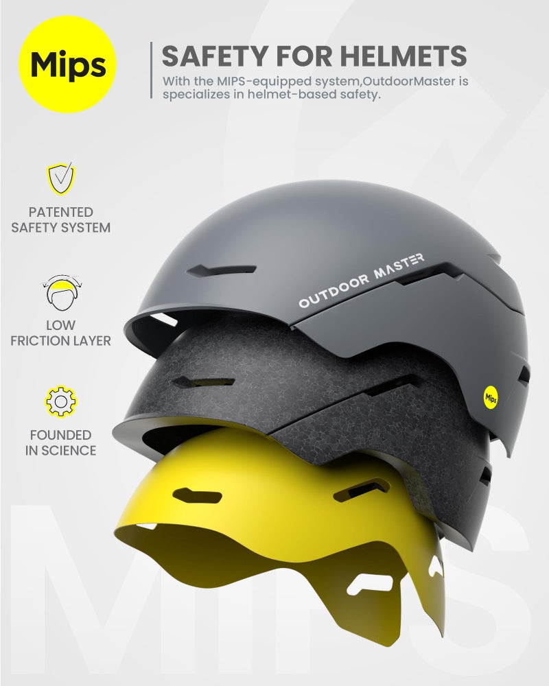 OutdoorMaster ELK MIPS Ski Helmet & Goggles - Men, Women & Youth Snowboard Set - Image 2