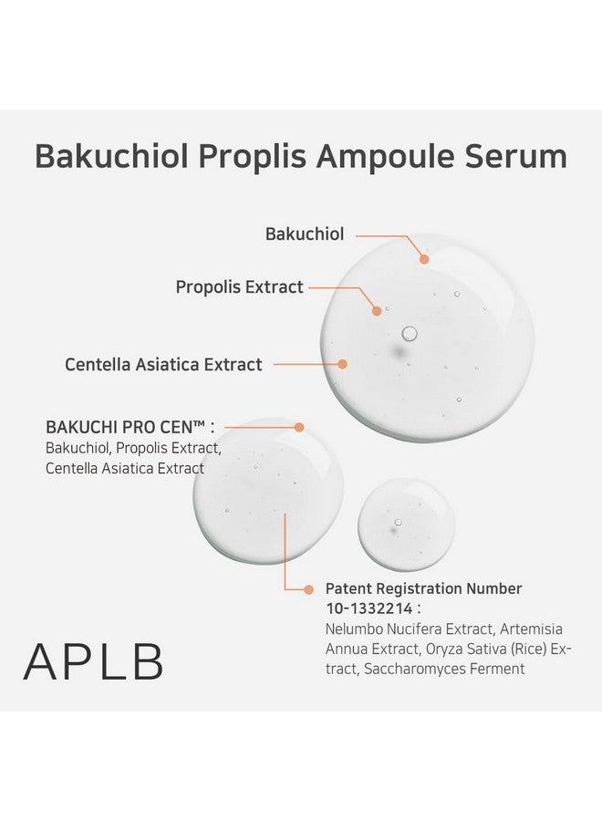 ايه بي ال بي سيروم أمبولة باكوتشيول بروبوليس من APLB | باكوتشي برو سين™ 30.7%، 1.35 أونصة سائلة/عناية بالبشرة الكورية، علاج التجاعيد، العناية بمرونة البشرة، تنشيطها لبشرة ناعمة ومُحسّنة الملمس. - Image 4