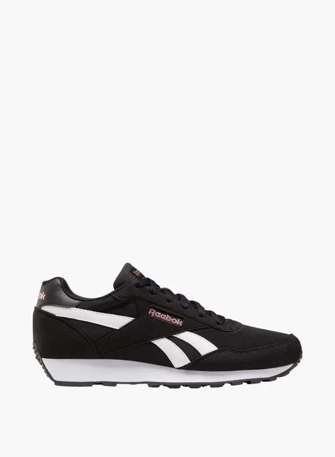 Reebok Women Panelled Sneakers with Lace-Up Closure - REWIND RUN