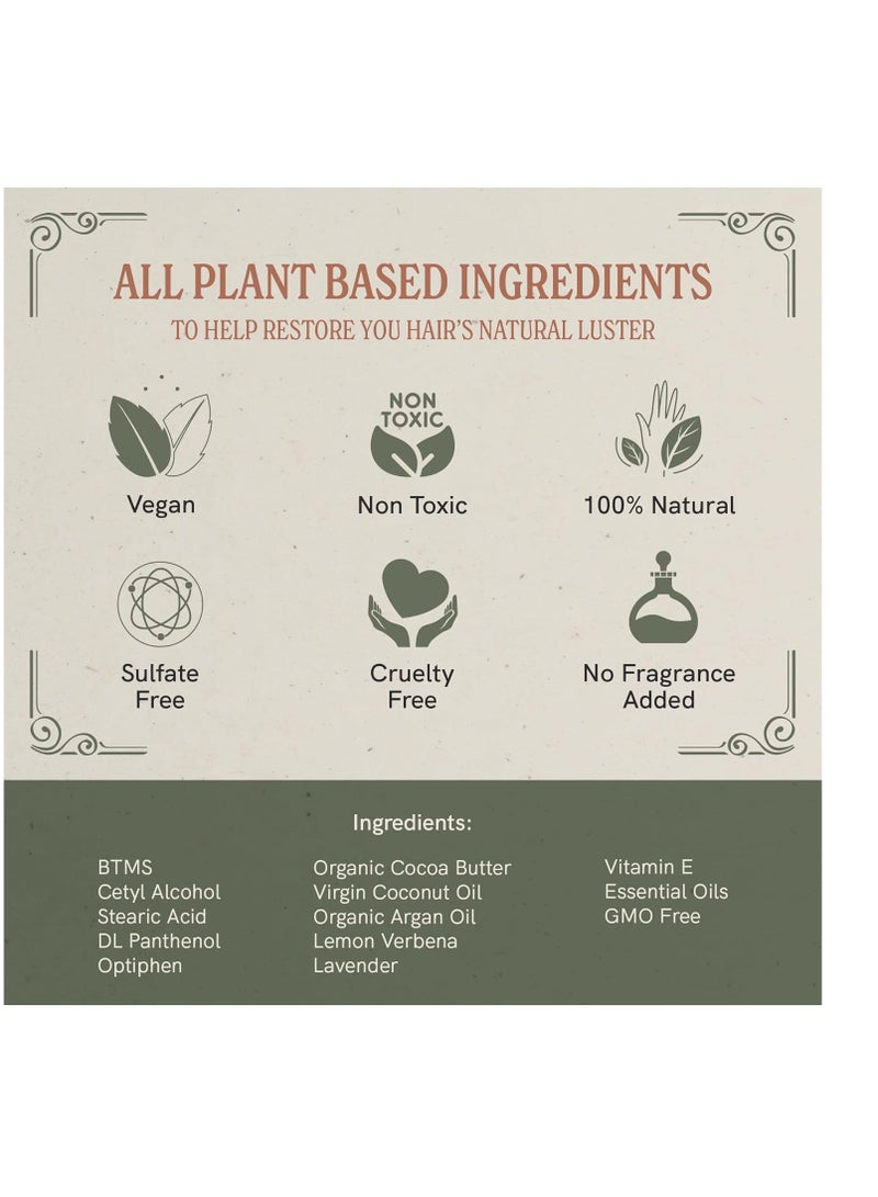 J·R·LIGGETT'S Hair Conditioner Bar | Plant Based Ingredients | Zero Waste Biodegradable, Sulfate & Cruelty Free | Leaves Hair Healthy, Clean, Soft and Conditioned | Eco Friendly 3 Pack 3.5oz - Image 2