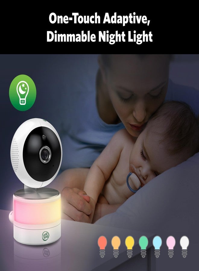 LeapFrog مراقب الأطفال بالفيديو ليب فروغ مع شاشة 7 بوصة HD 720p، دوران بزاوية 360°، تكبير 8X، ضوء ليلي، مستشعر الرطوبة ودرجة الحرارة، مدى يصل إلى 1000 قدم، نقل آمن: LF920HD - Image 3