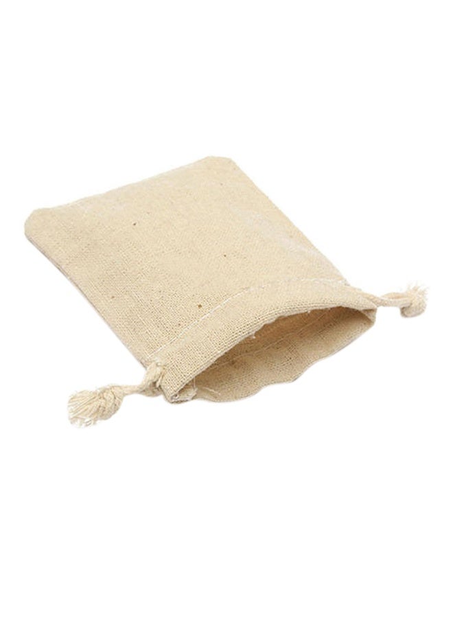 COYO 50Pcs Natural Burlap Bags Linen Pouches Sacks with Drawstring Burlap Jute Bags Reusable Eco-Friendly Small Storage Bag Pockets - Image 3