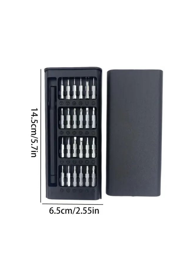 24 في 1 مجموعة مفك بريسيجن أسود للإلكترونيات وإصلاح الهاتف والساعة والكمبيوتر - Image 4