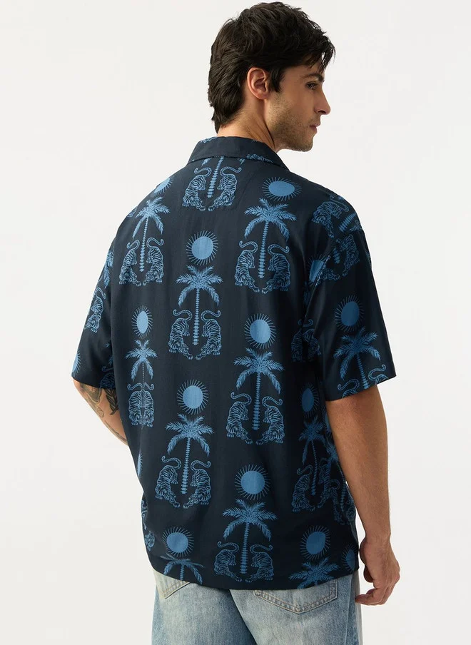The Souled Store The Souled Store Men Animal Printed Casual Shirt